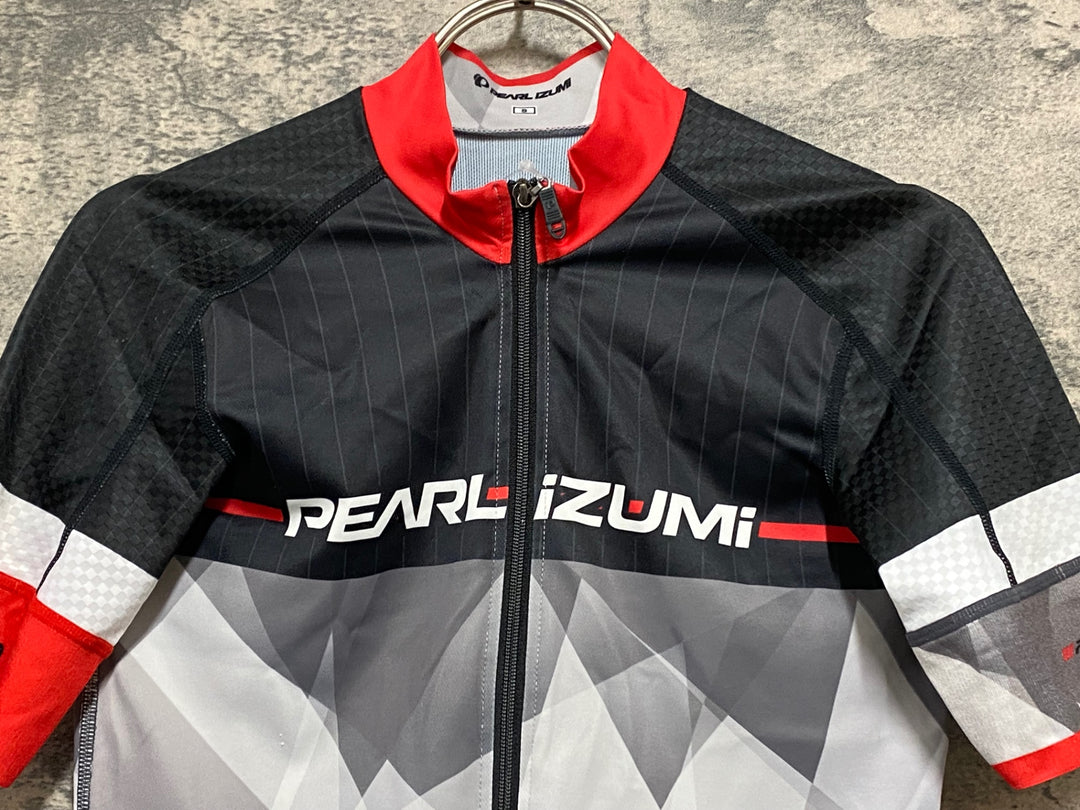 KC190 パールイズミ PEARL iZUMi 半袖 サイクルジャージ 赤 黒 白 S