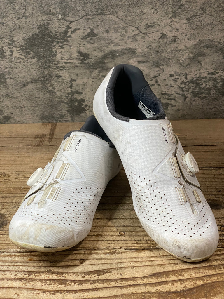 JT669 シマノ SHIMANO RC3 SHRC300M ビンディングシューズ BOA 3穴 白