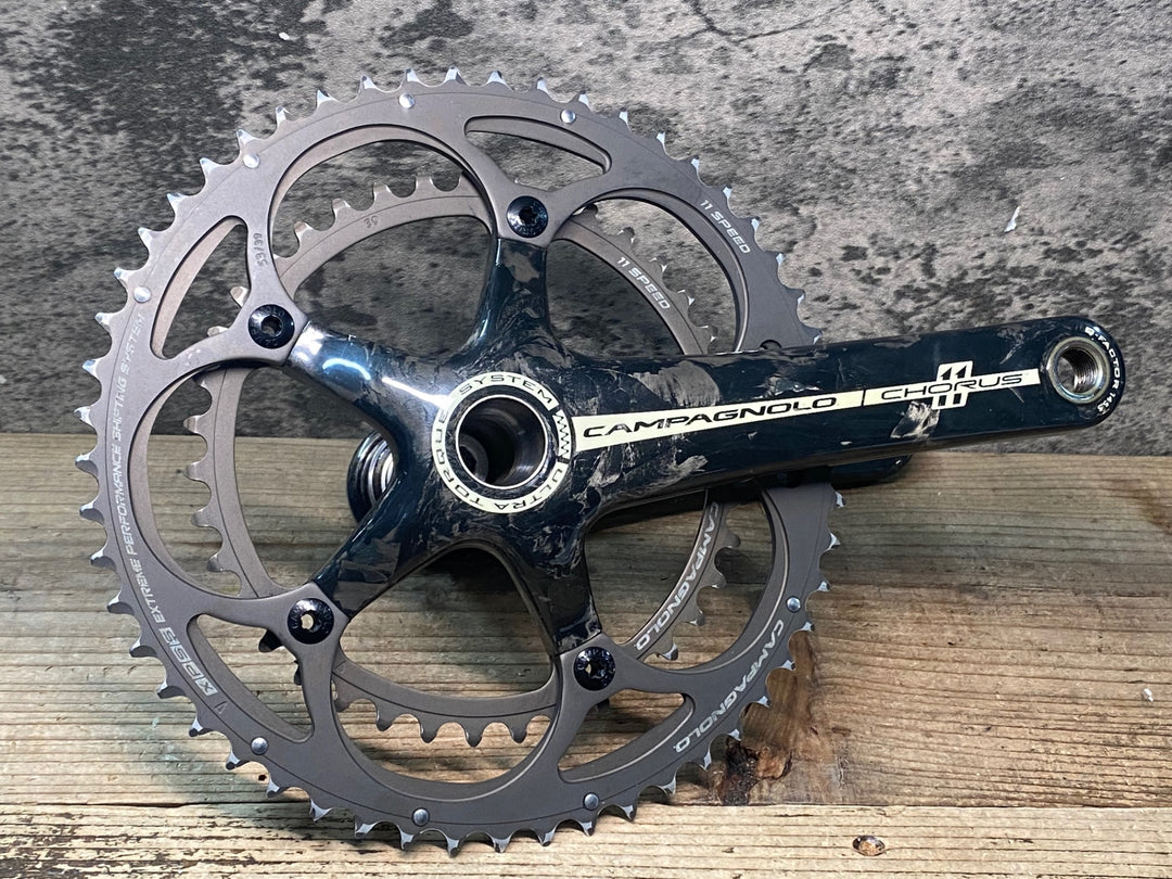 JH761 カンパニョーロ Campagnolo Record カーボン クランクセット 172.5mm 50/34T