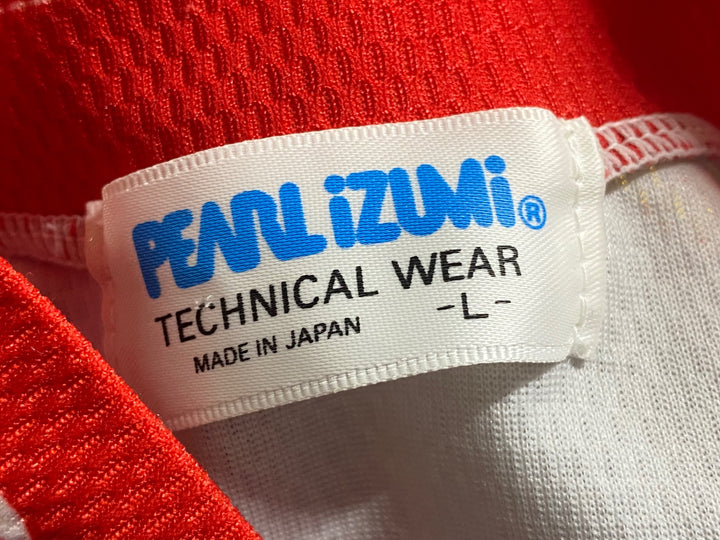KH059 パールイズミ PEARL iZUMi GIANT 半袖 サイクルジャージ 白 青 L