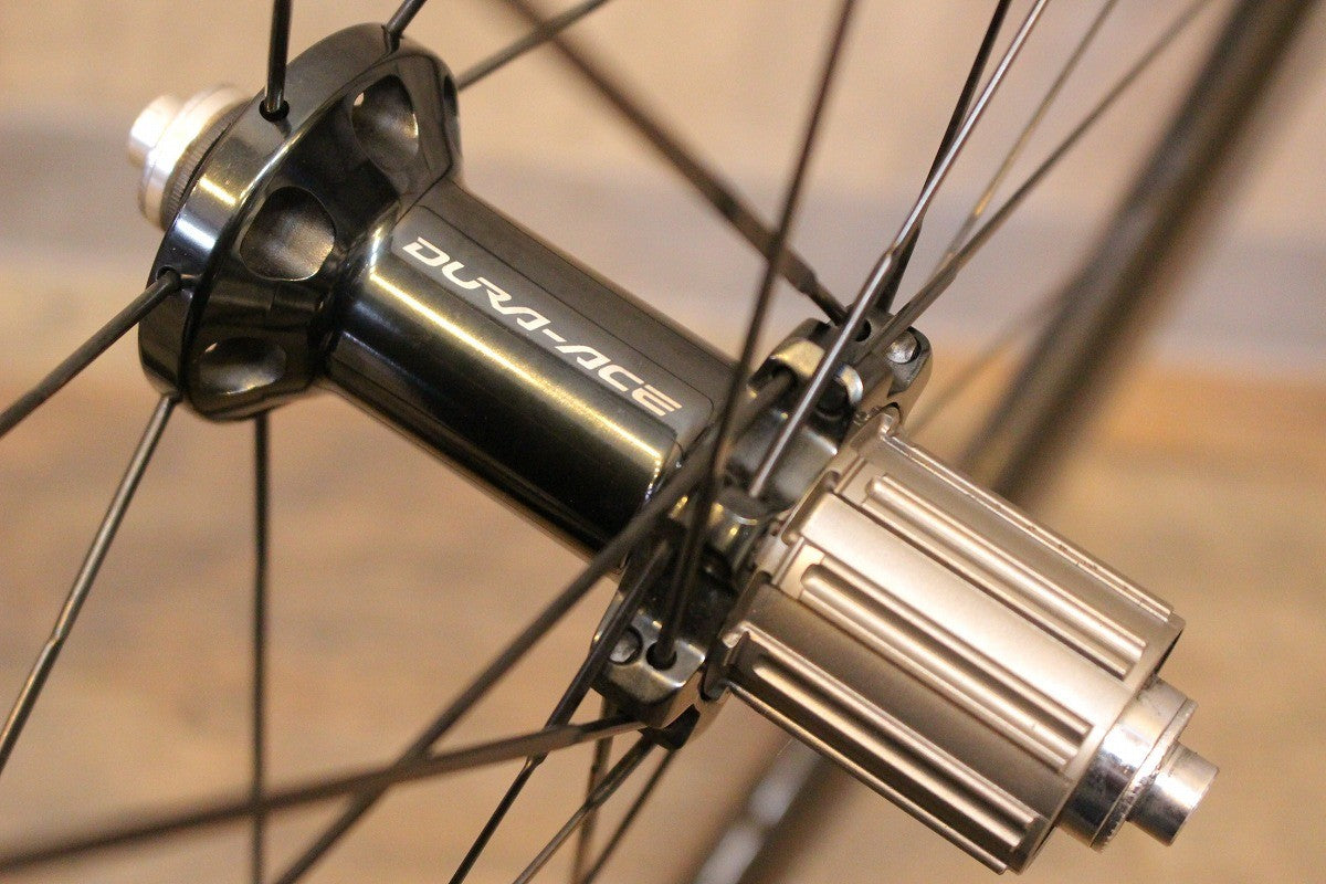 シマノ SHIMANO デュラエース DURA-ACE WH-9000-C50-CL アルミ/カーボン クリンチャー ホイールセット シマノ  11/12S 17C【名古屋店】