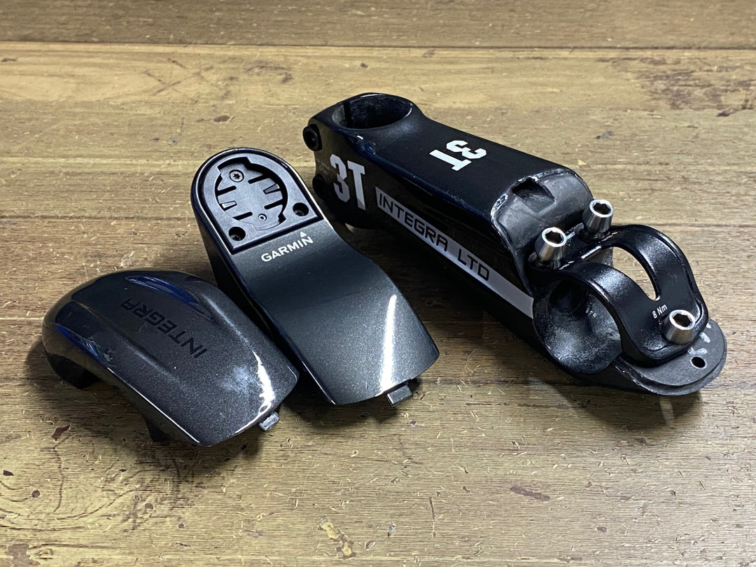 KB067 3T INTEGRA LTD カーボン ステム 110mm -10° GARMINマウント セット
