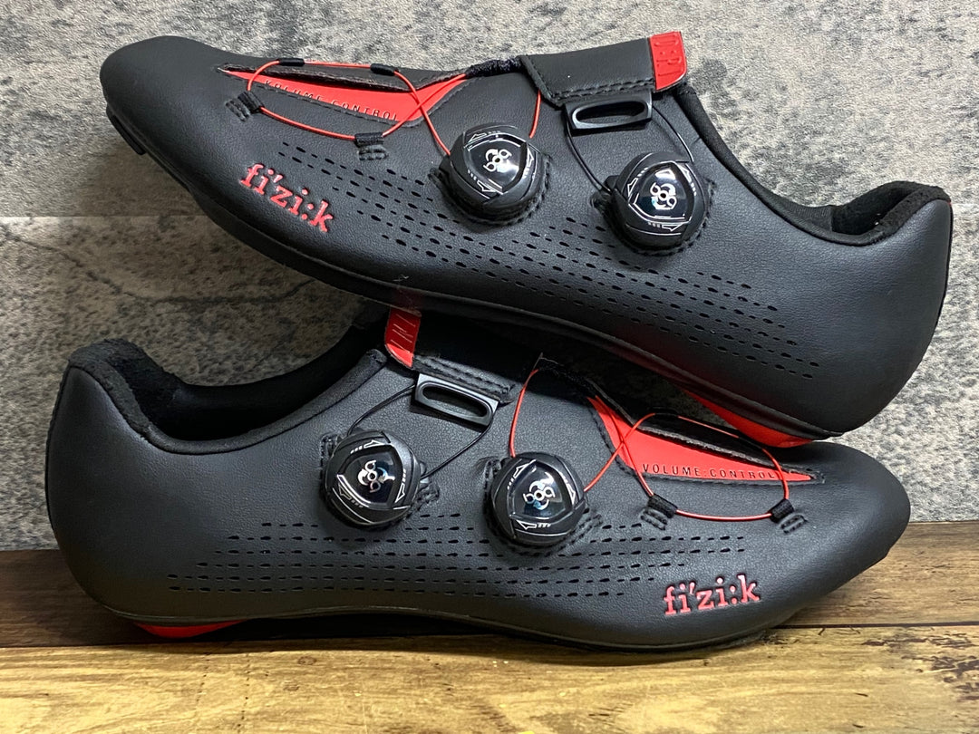 JY005 フィジーク fizik INFINITO R1 Shoes ビンディングシューズ 3穴 黒赤 EU41