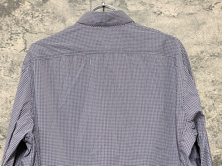 KI182 ラファ Rapha LONG SLEEVE SHIRT 長袖 シャツ チェック柄 M