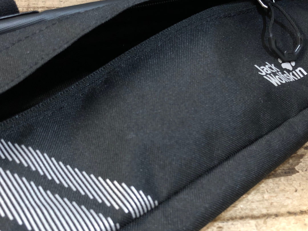 KE575 ジャックウルフスキン Jack Wolfskin トップチューブフレームバッグ ブラック