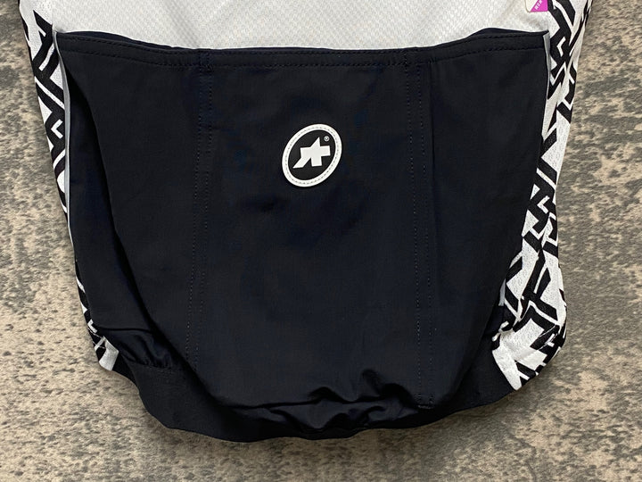 KI104 アソス ASSOS UMA GT SS Jersey EVO 半袖 サイクルジャージ 白黒 XS レディース