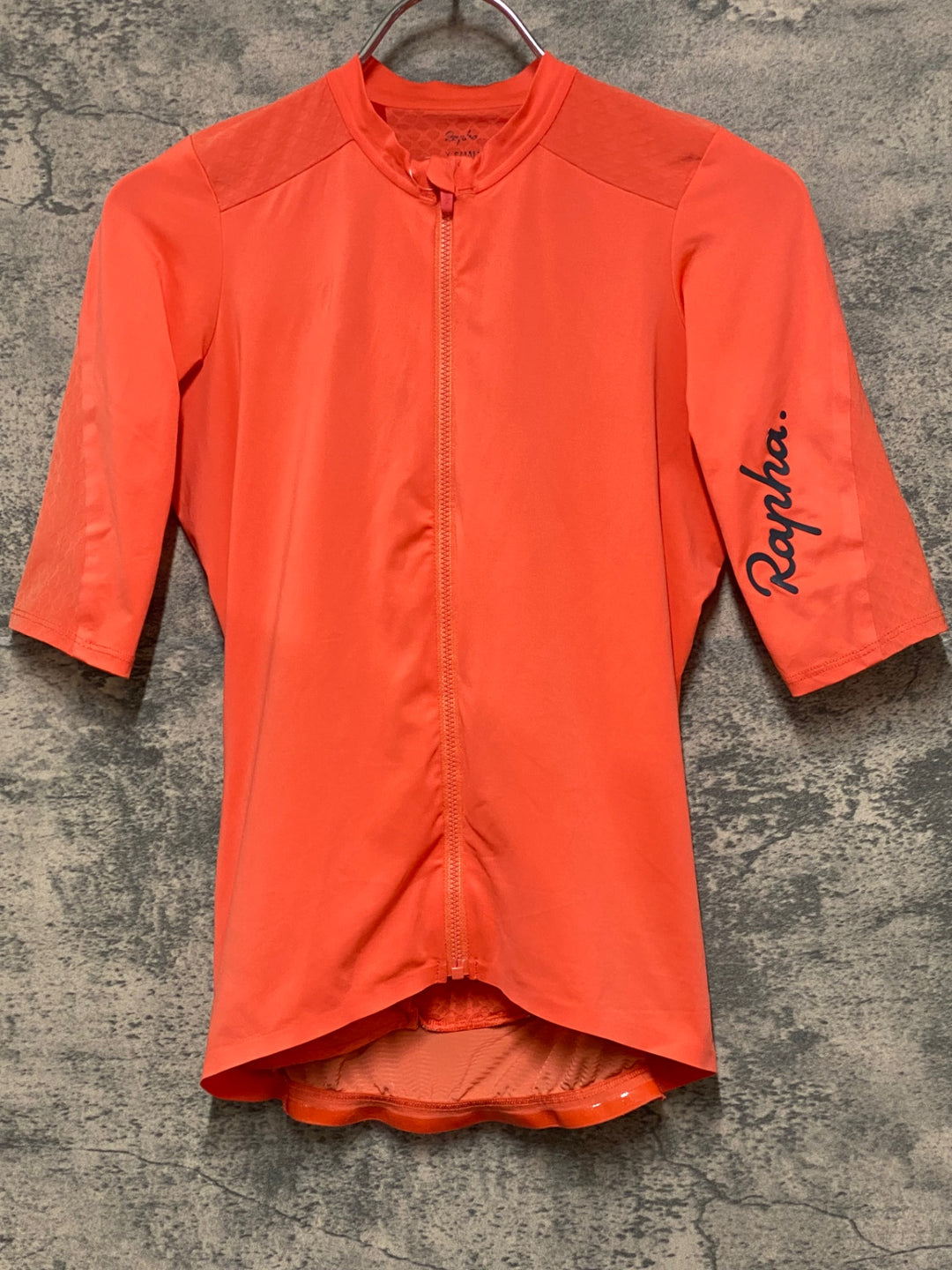 JM870 ラファ Rapha SOUPLESSE AERO JERSEY 半袖 サイクルジャージ オレンジ XS レディース