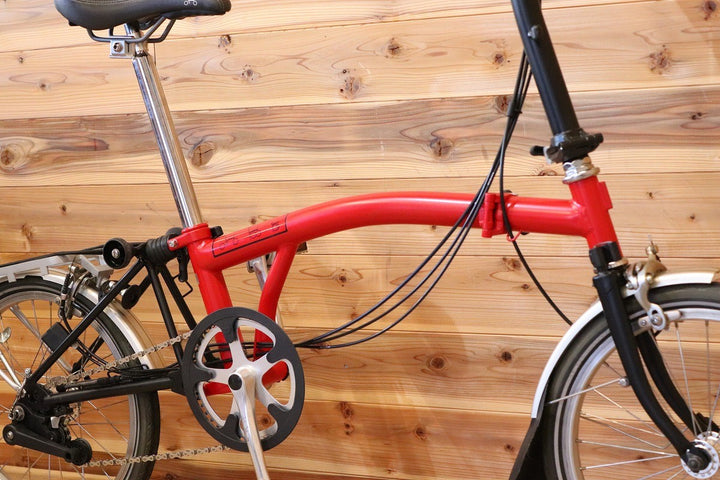 カスタム済み！ ブロンプトン BROMPTON M3R 16インチ 内装3段 外装2段 スチール ミニベロ 折り畳み 小径車 【広島店】