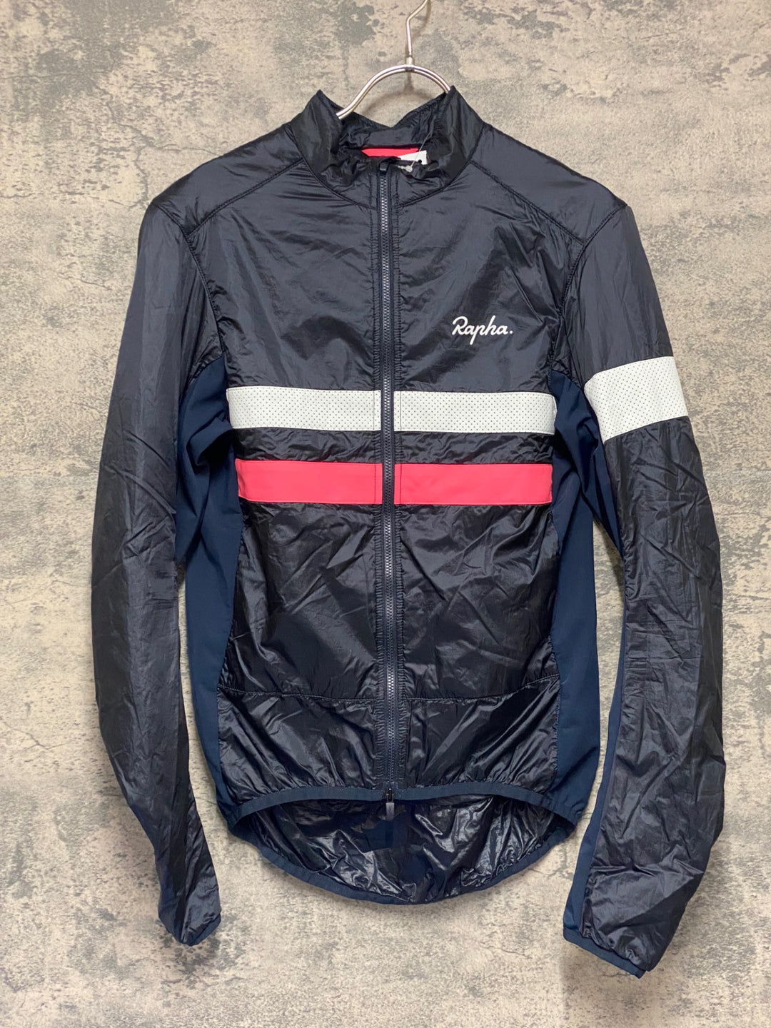 JS270 ラファ Rapha BREVET INSULATED JACKET 長袖 サイクルジャケット 紺 S