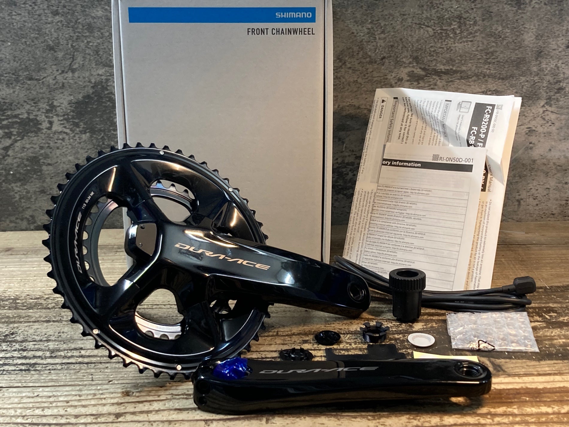 シマノ 【2点セット】FC-09デュラエース 165mm／50-34T Dura-Ace Fc