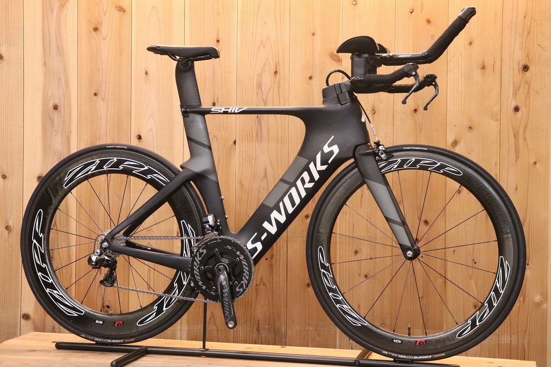 スペシャライズド SPECIALIZED エスワークス シヴ S-WORKS SHIV 2016年モデル Mサイズ シマノ デュラエース 9070 DI2 MIX 11S カーボン トライアスロンバイク 【芦屋店】