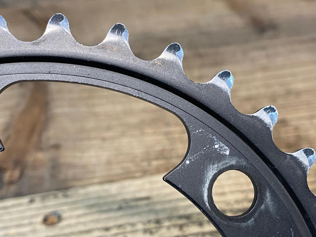 JI441 シマノ SHIMANO アルテグラ ULTEGRA FC-6800 チェーンリングセット 52/36T ※摩耗大の為ジャンク