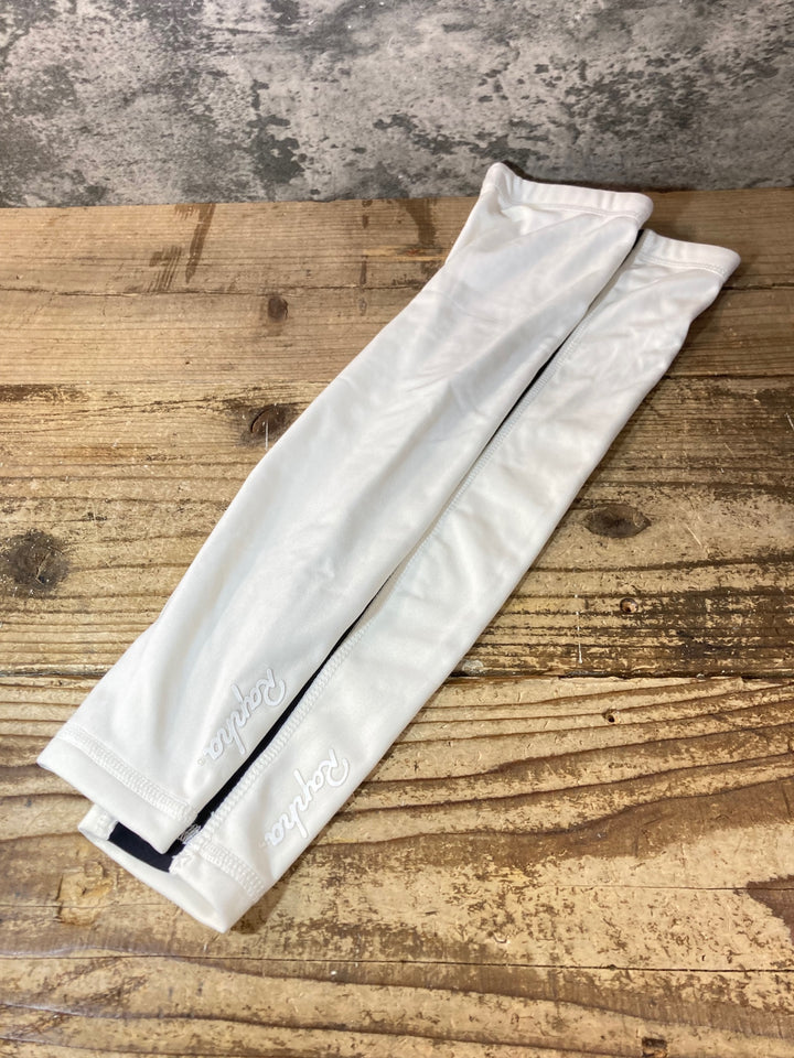 JR973 ラファ Rapha ARMWARMERS アームウォーマー 白 M 裏起毛