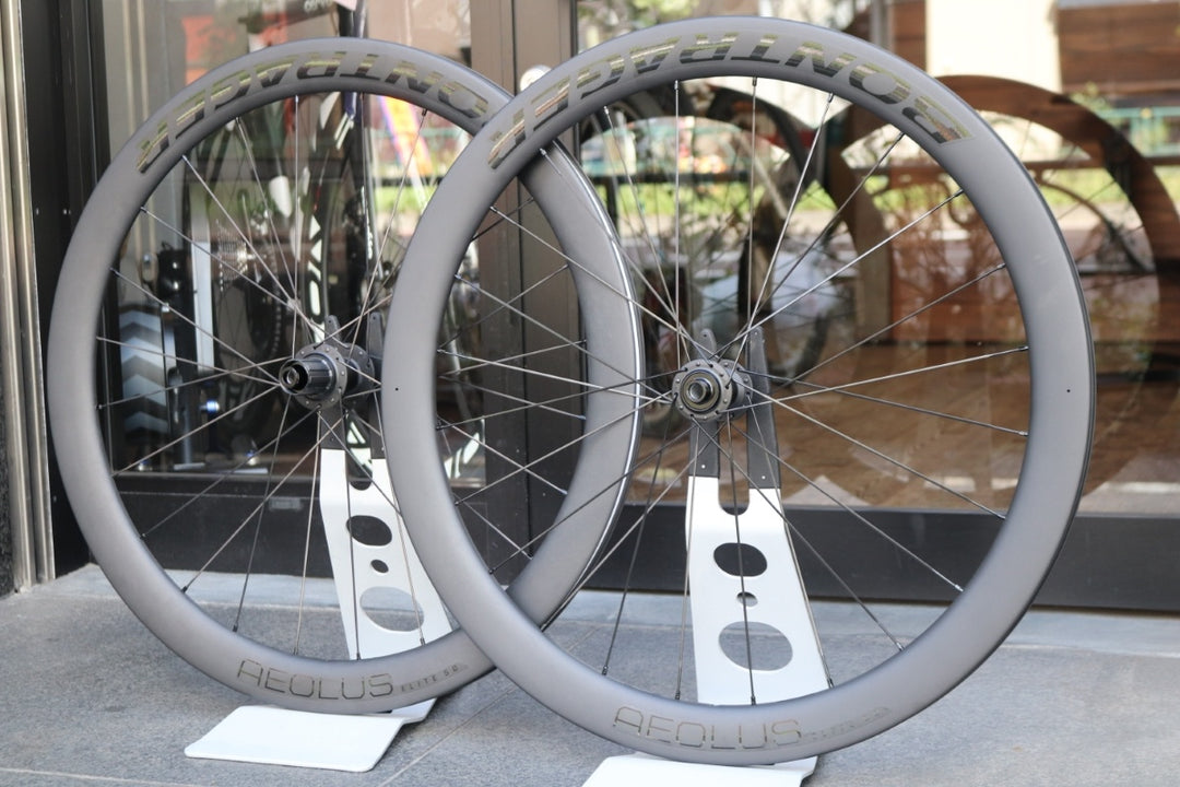 ボントレガー BONTRAGER アイオロス エリート AEOLUS ELITE 50 カーボン チューブレス ホイールセット シマノ12/11S 【東京南麻布店】