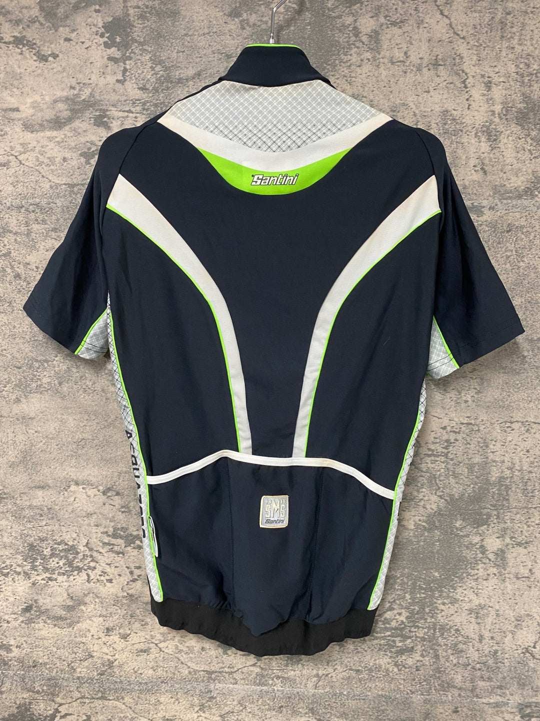 JI655 サンティーニ Santini 半袖サイクルジャージ 黒 L
