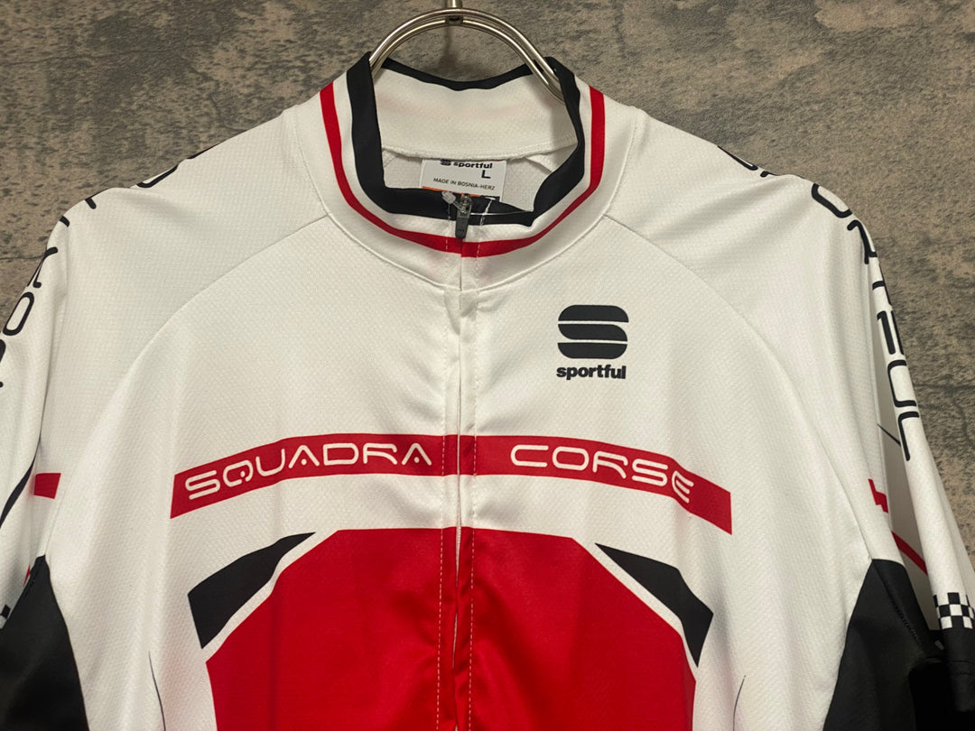 JX561 スポーツフル sportful 半袖 サイクルジャージ 白 L