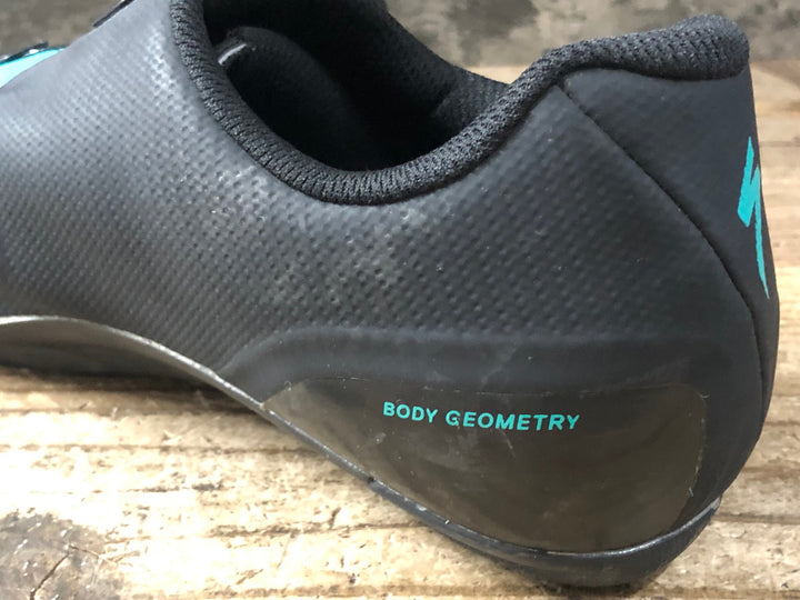 KB778 スペシャライズド SPECIALIZED TORCH 2.0 ビンディングシューズ BOA 3穴 黒 ターコイズ EU43
