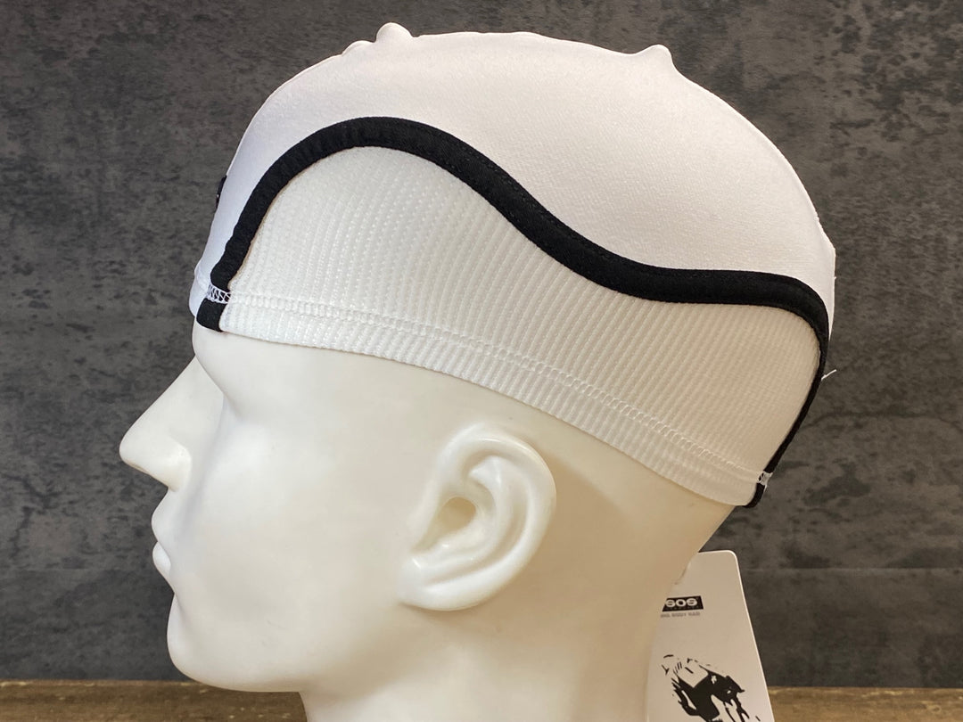 JW332 アソス assos ROBOFOIL サイクルキャップ 白 I
