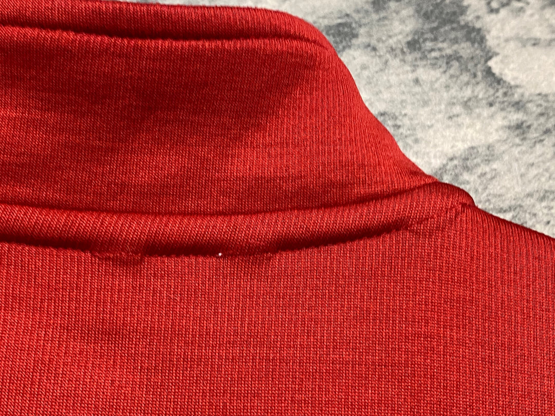 KR196 ラファ Rapha LONG SLEEVE COUNTRY JERSEY 長袖 サイクルジャージ 赤 M ハーフジップ