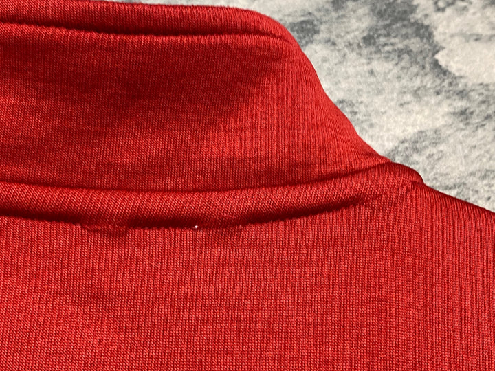 KR196 ラファ Rapha LONG SLEEVE COUNTRY JERSEY 長袖 サイクルジャージ 赤 M ハーフジップ
