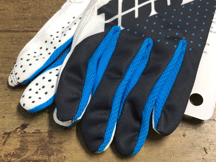 KM548 100％ iTRACK GLOVES 長指 グローブ 白 黒 XL