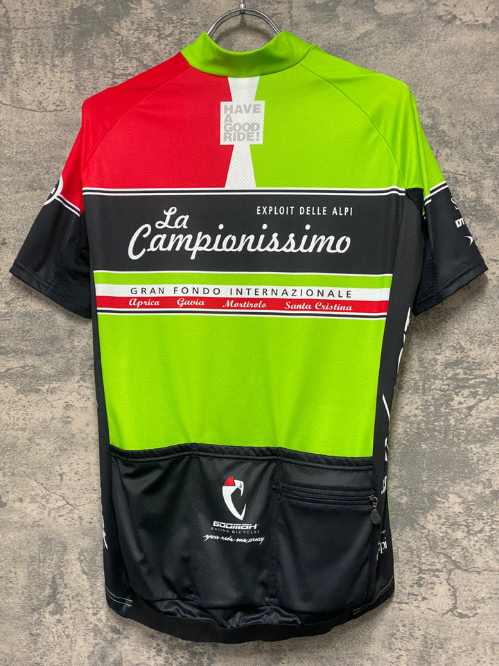 JV142 アソス ASSOS FAGNANO REPUBLIC 半袖 サイクルジャージ 緑 M