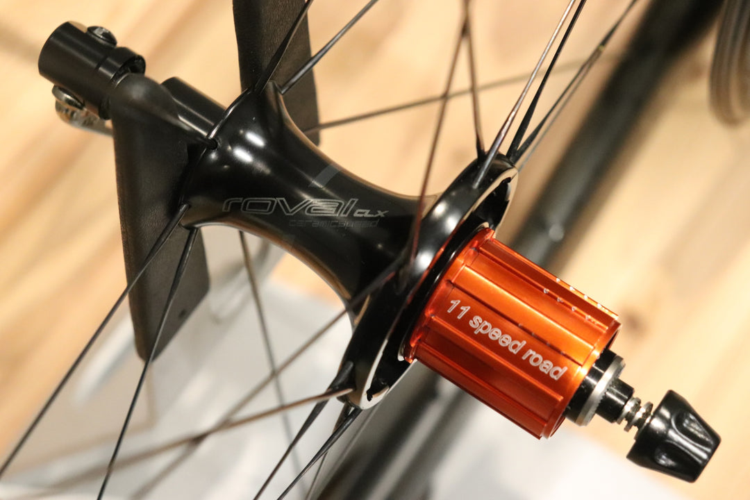 訳アリ ロヴァール ROVAL ラピーデ RAPIDE CLX50 カーボン チューブレスレディ ホイールセット シマノ11S/12S 21C 【仙台店】