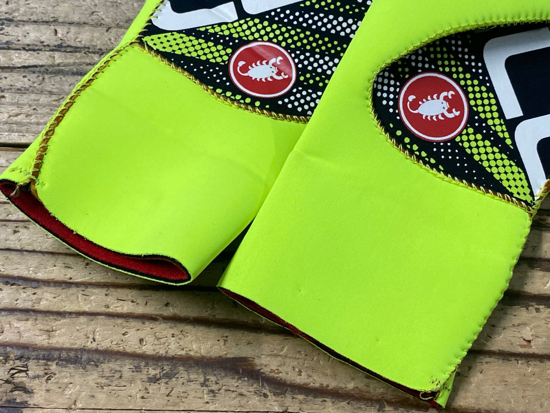 KC588 カステリ CASTELLI DILUVIO C GLOVE 長指 グローブ 黄 L/XL