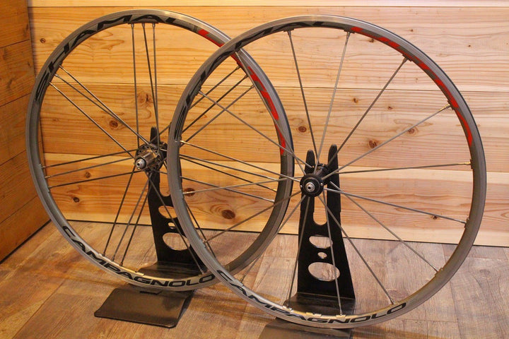カンパニョーロ Campagnolo シャマルウルトラ SHAMAL ULTRA チタンカラー アルミ クリンチャー ホイールセット カンパ11S 【名古屋店】