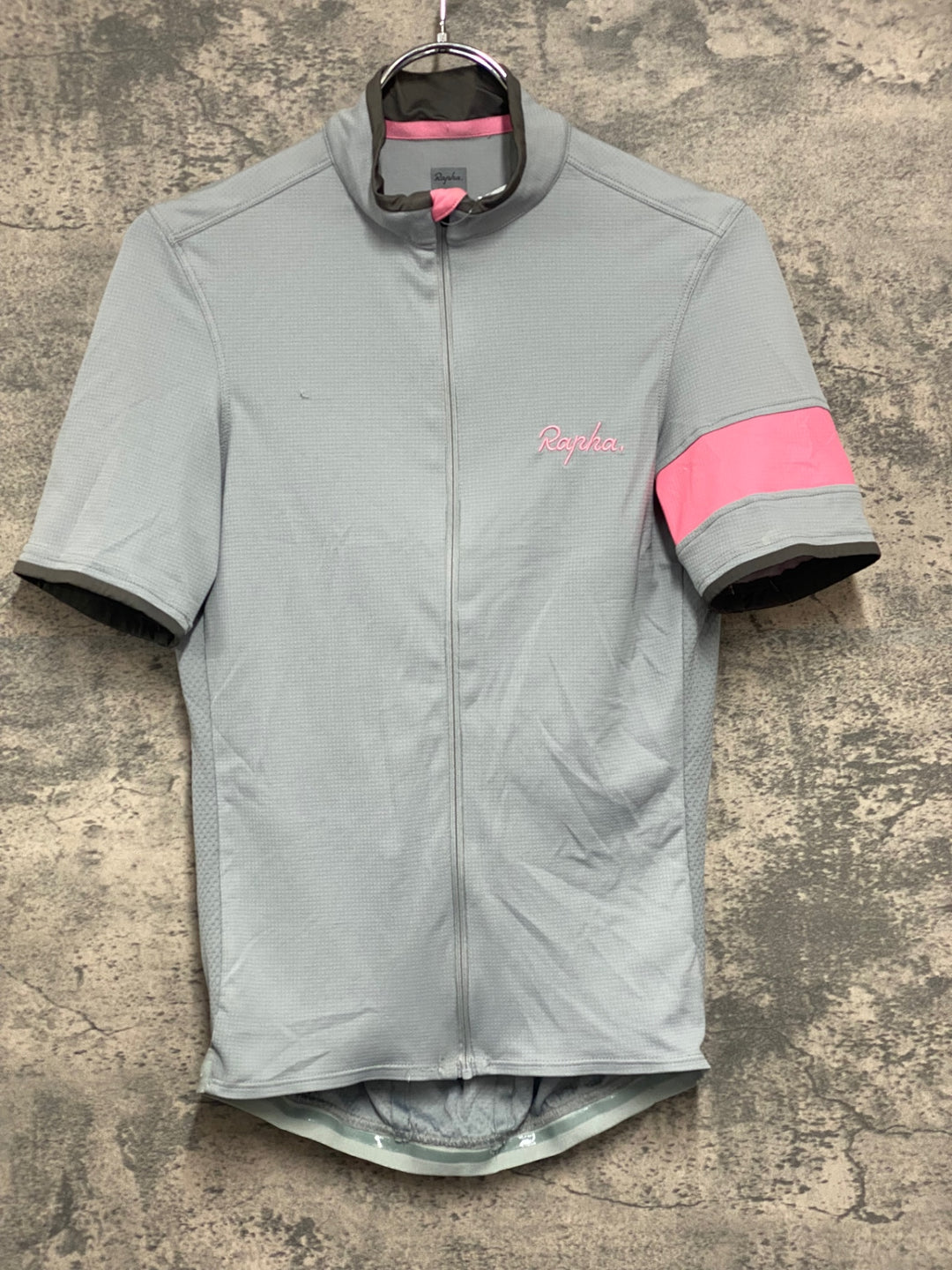 JM829 ラファ Rapha SUPER LIGHTWEIGHT JERSEY 半袖 サイクルジャージ グレー S