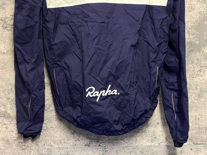 JV241 ラファ Rapha RAIN JACKET 長袖 レインジャケット 濃紺 S