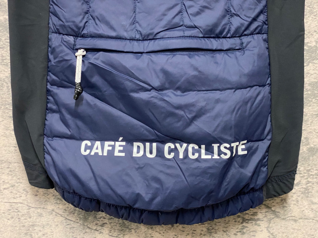 KA837 カフェドシクリステ Cafe du Cycliste ジレ サイクルベスト ネイビー XXS