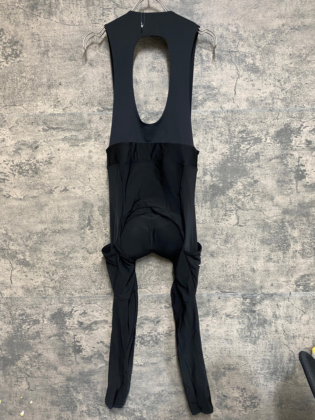 KA860 ラファ Rapha CORE CARGO WINTER TIGHTS WITH PAD カーゴビブタイツ 黒 S 裏起毛 ※パッドスレほつれ