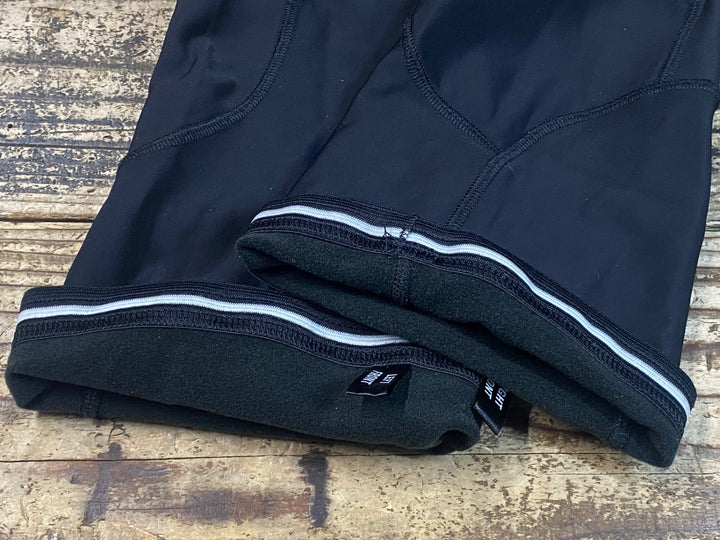 JS849 ラファ Rapha レッグウォーマー 黒 L 裏起毛