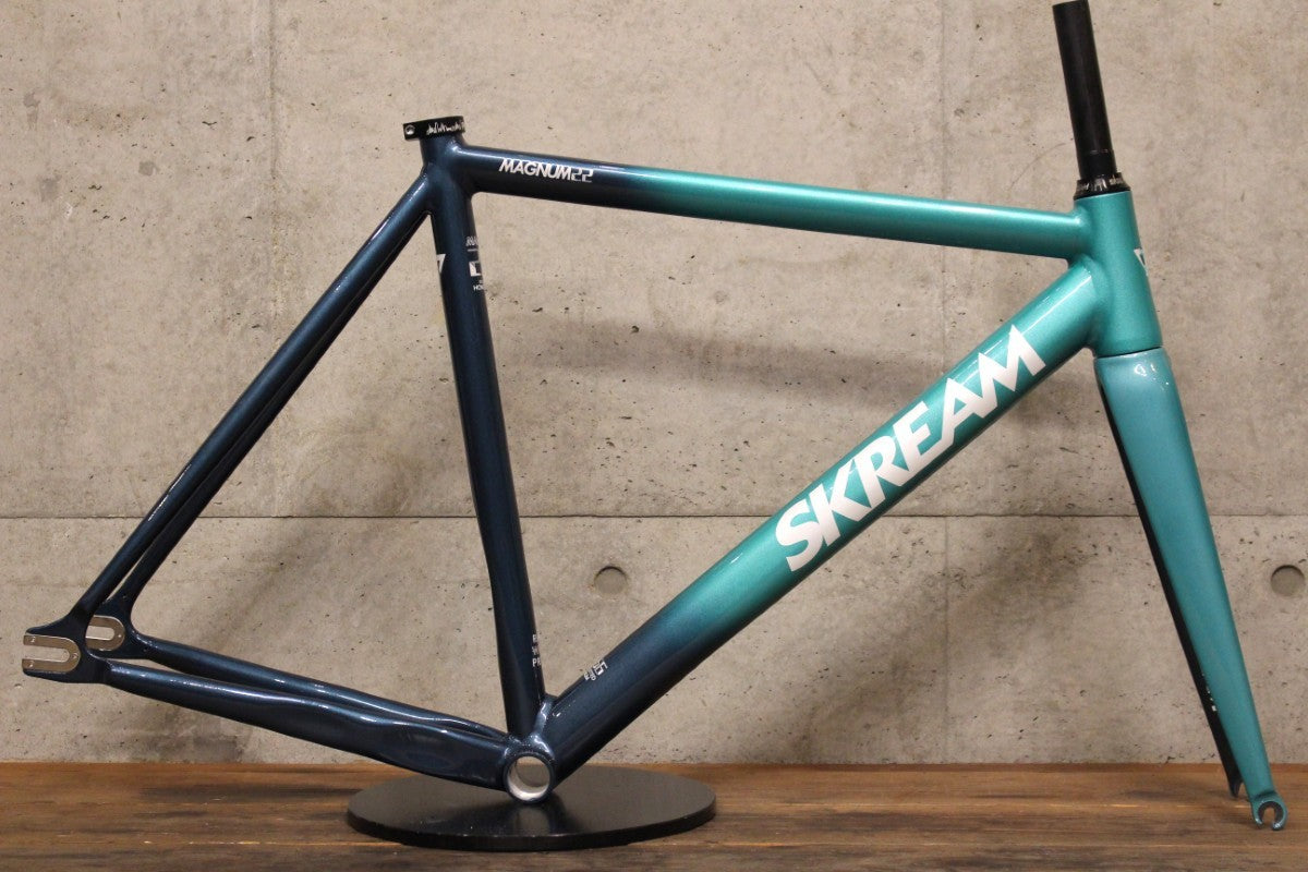 未使用 スクリームバイクス SKREAM BIKES マグナム MAGNUM22 2024年 Sサイズ アルミ ピストバイク フレームセット 【福岡店】