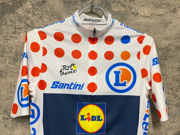 KG994 サンティーニ Santini 半袖 サイクルジャージ ツールドフランス リドル トレック XS