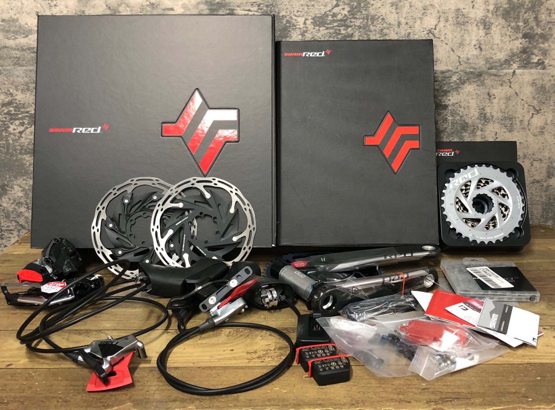 JX736 スラム SRAM レッド Red eTap AXS D1 グループセット PM付 46