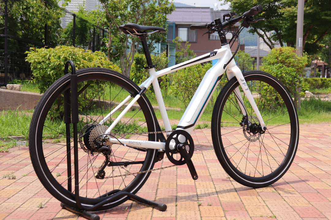 ベスビー BESV JF1 2018年モデル Mサイズ シマノ デオーレ T6000 MIX 10S アルミ クロスバイク E-BIKE 【芦屋店】