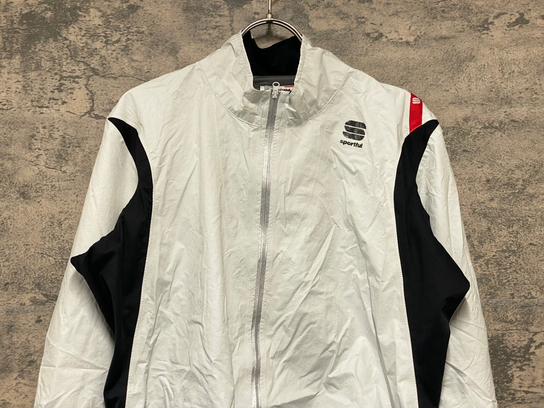 KJ802 スポーツフル sportful 長袖 ウィンドブレーカー 白 L