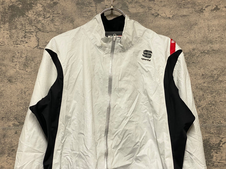 KJ802 スポーツフル sportful 長袖 ウィンドブレーカー 白 L
