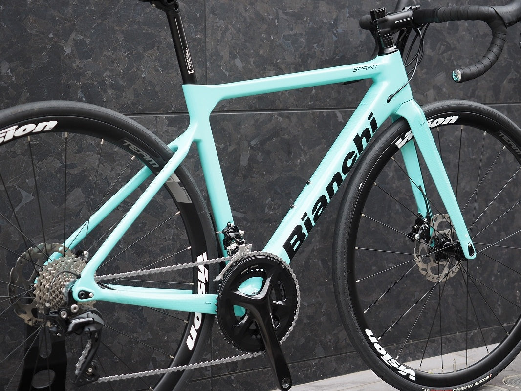 ビアンキ BIANCHI スプリント SPRINT DISC 2020モデル 50サイズ シマノ 105 R7020 MIX 油圧 11S カーボン ロードバイク 【福岡店】