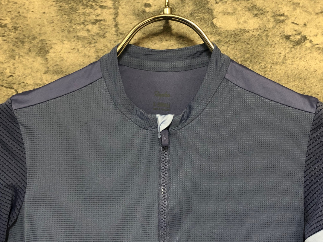KL454 ラファ Rapha PRO TEAM WOMEN'S FLYWEIGHT JERSEY 半袖 サイクルジャージ 紫 XS ※動物の毛
