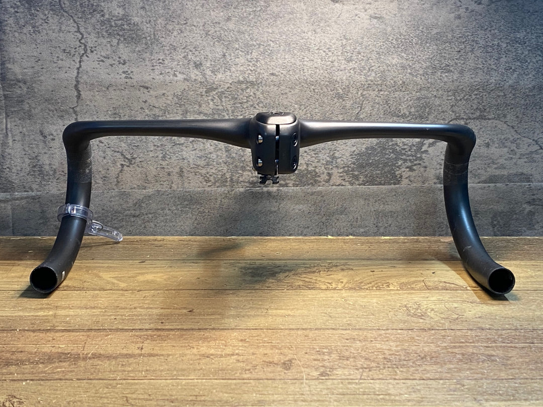 JG931 ロヴァ―ル ROVAL RAPIDE COCKPIT カーボン ドロップハンドル ステム一体型 エンドC-C390mm 90mm OS