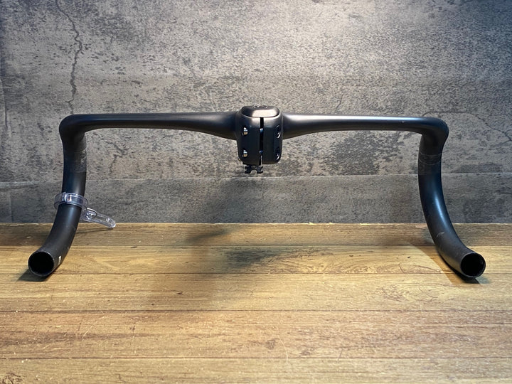 JG931 ロヴァ―ル ROVAL RAPIDE COCKPIT カーボン ドロップハンドル ステム一体型 エンドC-C390mm 90mm OS