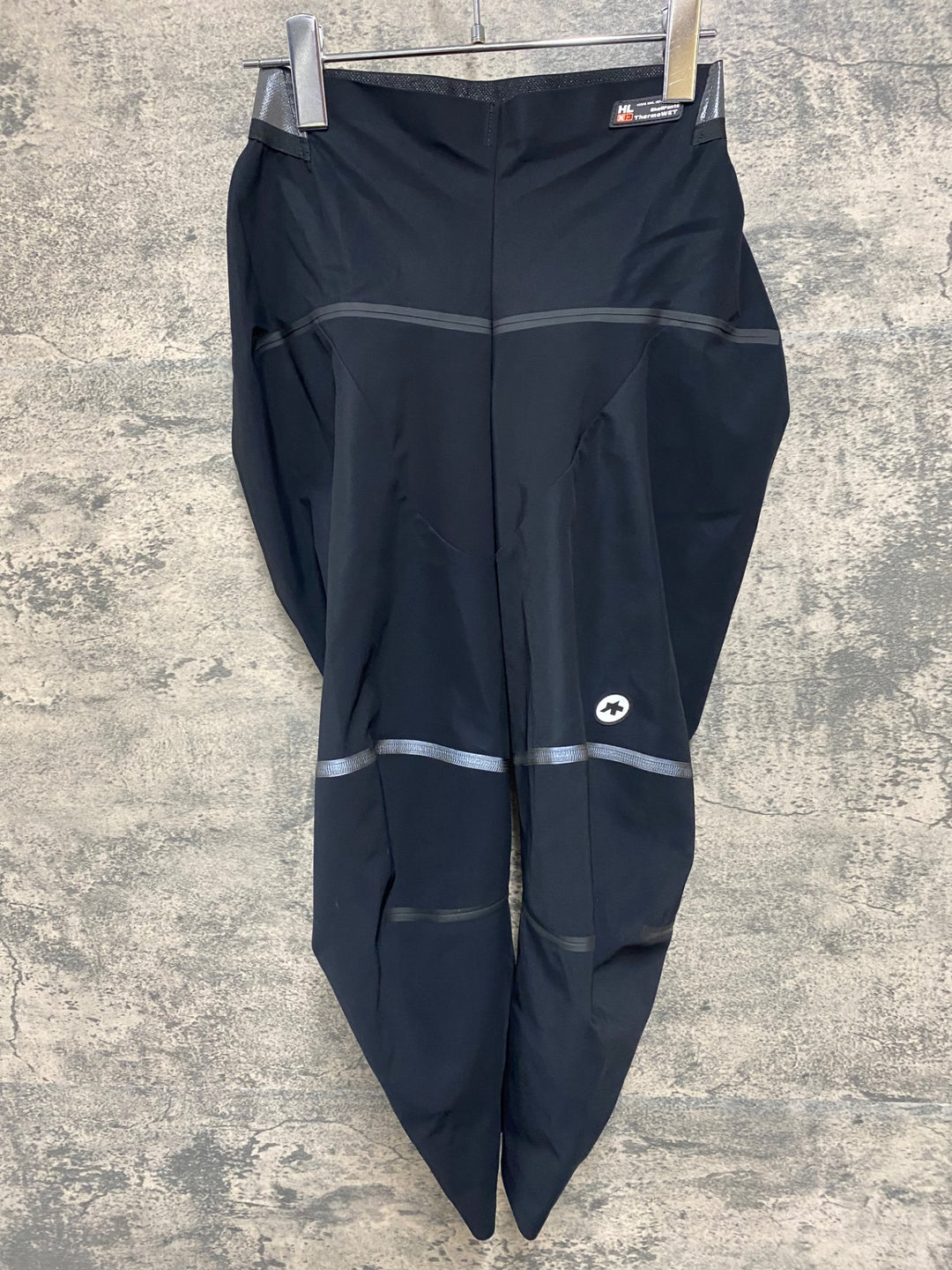 JN295 アソス assos MILLE GT Thermo Rain Shell Pants サイクルパンツ 黒 W/21