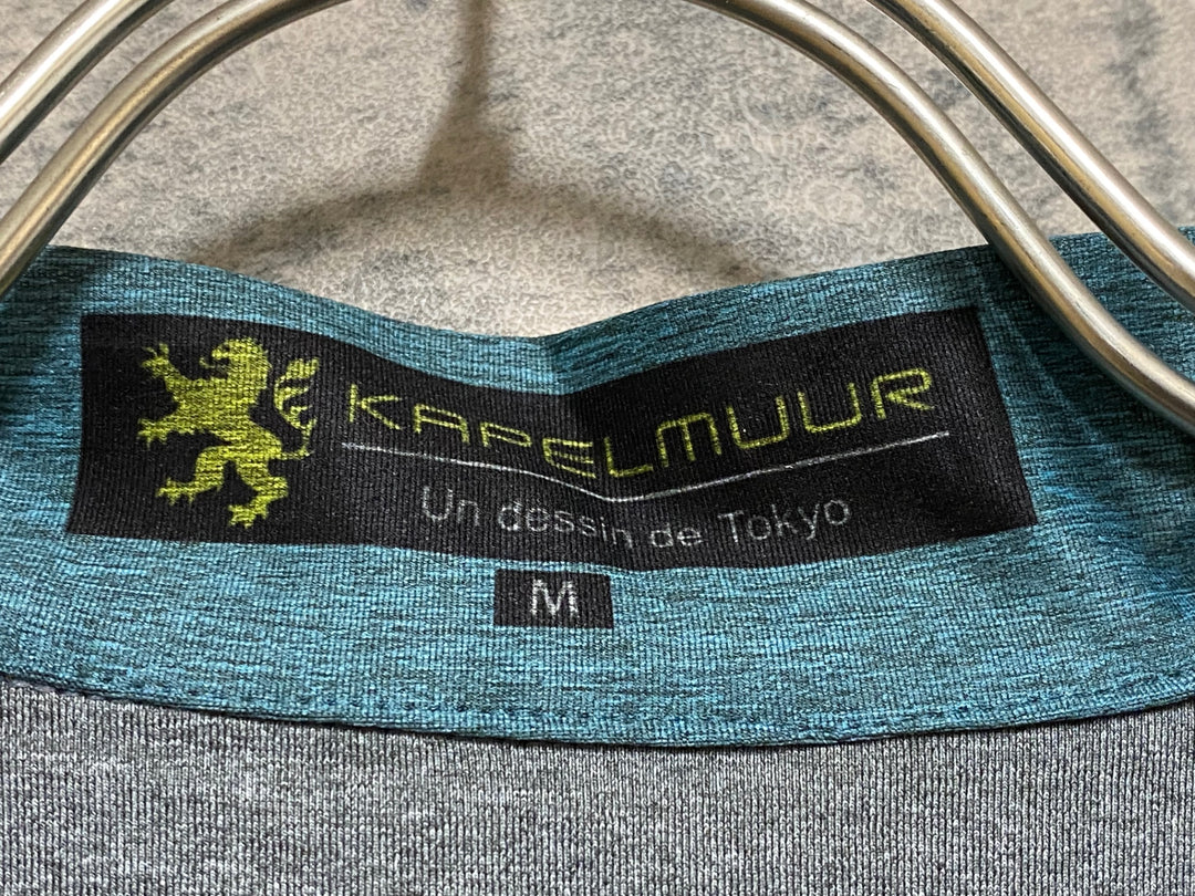 JO425 カペルミュール KAPELMUUR 長袖 サイクルジャージ 黒 ターコイズ M