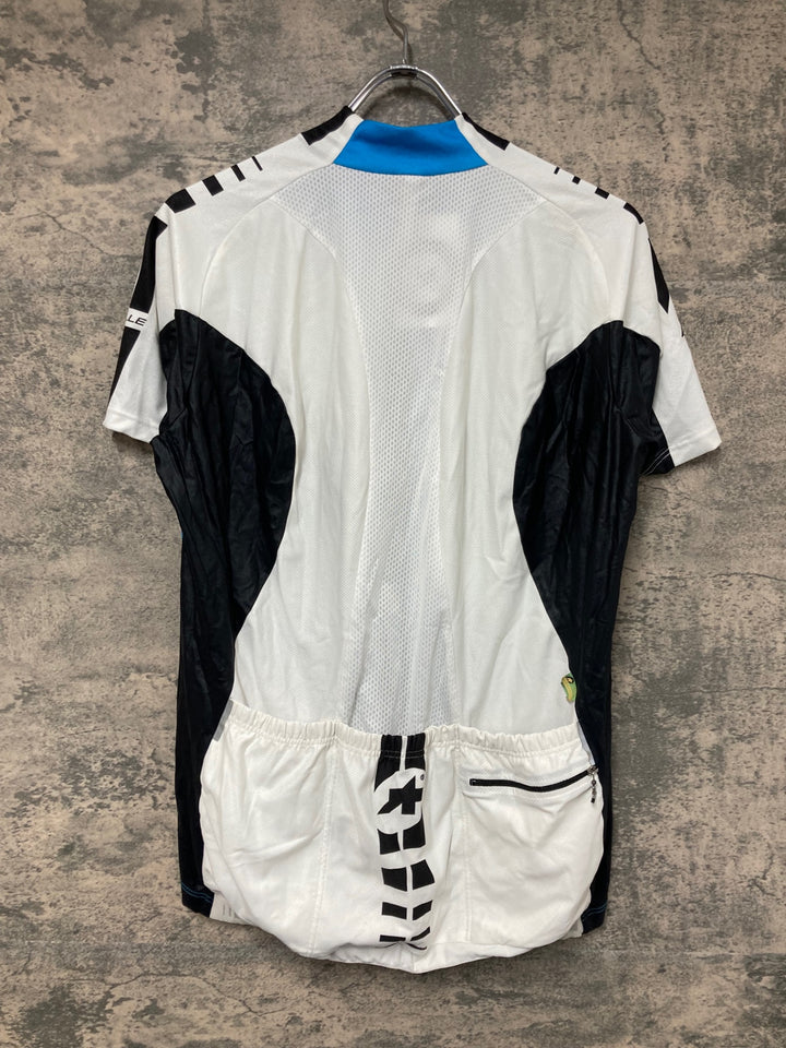 JQ944 アソス ASSOS SS.MILLE 半袖 サイクルジャージ 白 水色 M