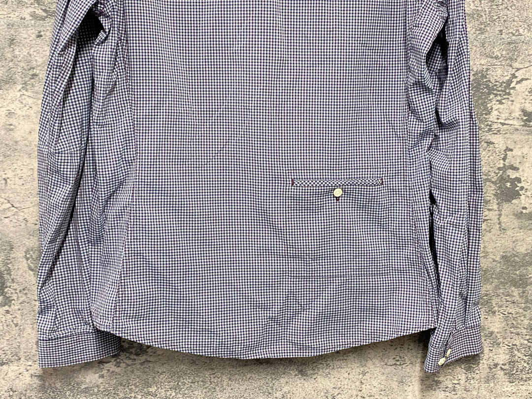 KI182 ラファ Rapha LONG SLEEVE SHIRT 長袖 シャツ チェック柄 M