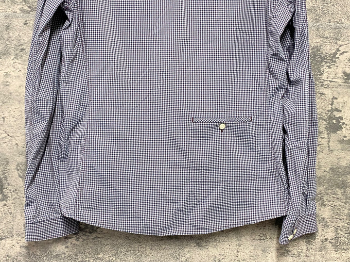 KI182 ラファ Rapha LONG SLEEVE SHIRT 長袖 シャツ チェック柄 M