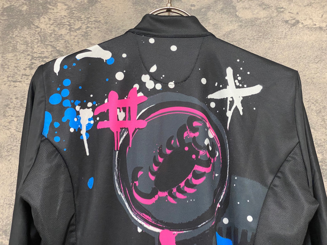 KC530 カステリ CASTELLI GRAFFITI 半袖 サイクルジャージ 黒 L